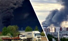 W Rosji płoną wielkie zakłady Kamaz! Potężny dym nad miastem (WIDEO)