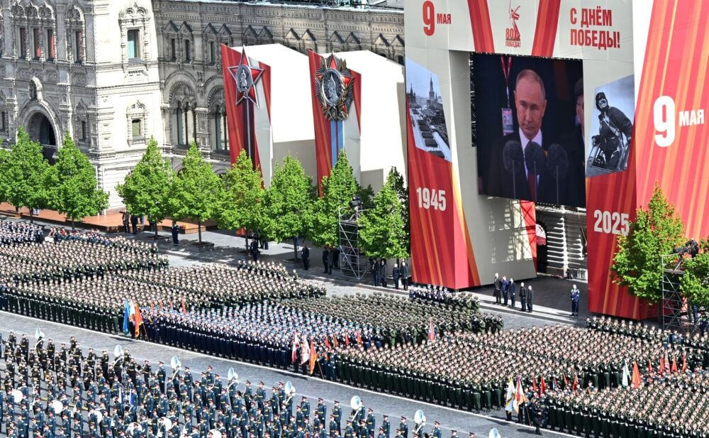Defilada wojskowa z okazji 80. rocznicy zwycięstwa w Wielkiej Wojnie Ojczyźnianej.