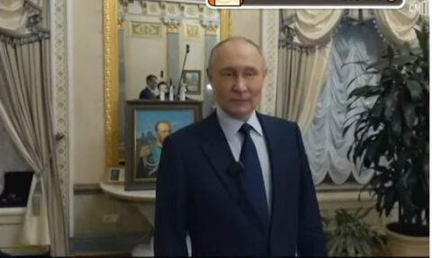 Putin na Kremlu. Fot: PrtSc z filmu "Rosja, Putin, Kreml. 25 lat"/YouTube