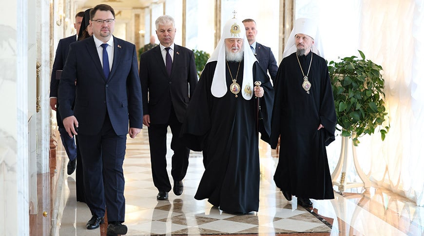 Patriarchy Cyryl i Aleksander Łukaszenka/belta.by