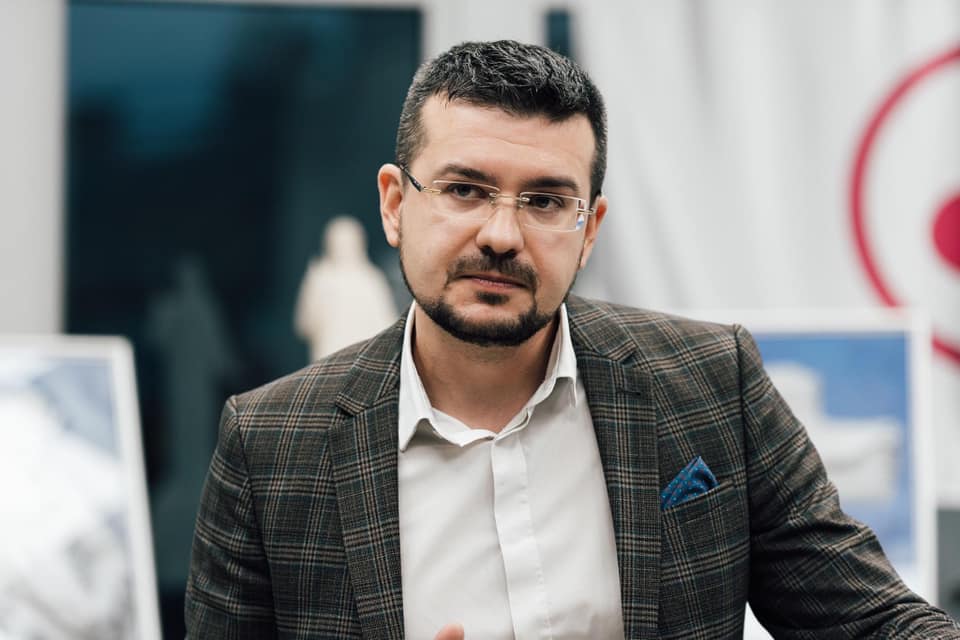 Historyk, wojskowy, oficer Sił Zbrojnych Ukrainy Ołeksandr Alfiorow. Zdjęcie ze strony Ołeksandra Alfiorowa na Facebooku