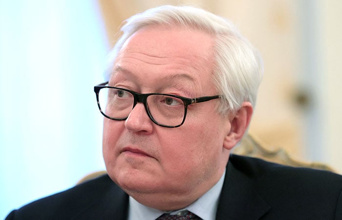 Wiceminister spraw zagranicznych Federacji Rosyjskiej Siergiej RiabkowZdjęcie: Alexander Shcherbak/TASS