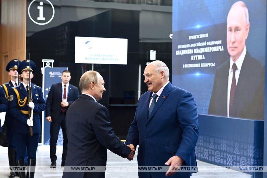 Władimir Putin w Mińsku - 27 czerwca 2025. Fot: belta.by