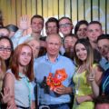 Putin na Narodowym Forum Edukacyjnym Młodzieży w na Krymie w 2017