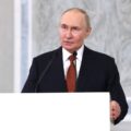 Putin w czasie konferencji prasowej w Mińsku