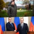 Wołodymyr Zełenski i Orban z Putinem