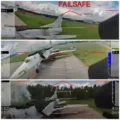 Zdjęcia z ukraińskiego drona atakującego rosyjskie samoloty podczas operacji Pajęczyna