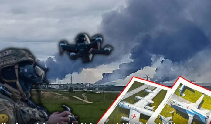 Ukraińcy to zrobili! 1/3 samolotów strategicznych Rosji poszło z dymem!