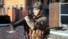 Kadyrowiec wali z granatnika w cerkiew! W Rosji zawrzało (WIDEO)
