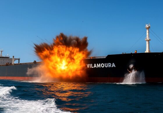 Tankowiec z milionem baryłek wyleciał w powietrze! Przyczepili minę w rosyjskim porcie?