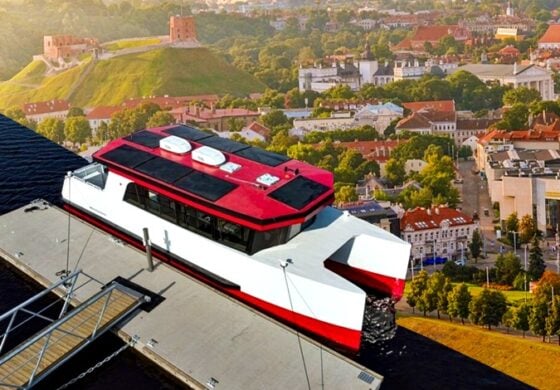 Rzeka mówi: Wsiadaj! W Wilnie ruszą elektryczne tramwaje rzeczne