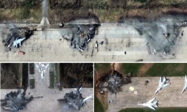 Znów uderzenie w lotnisko! Tak się kończy 80 lat lotniczej potęgi (dokładne FOTO z satelity)