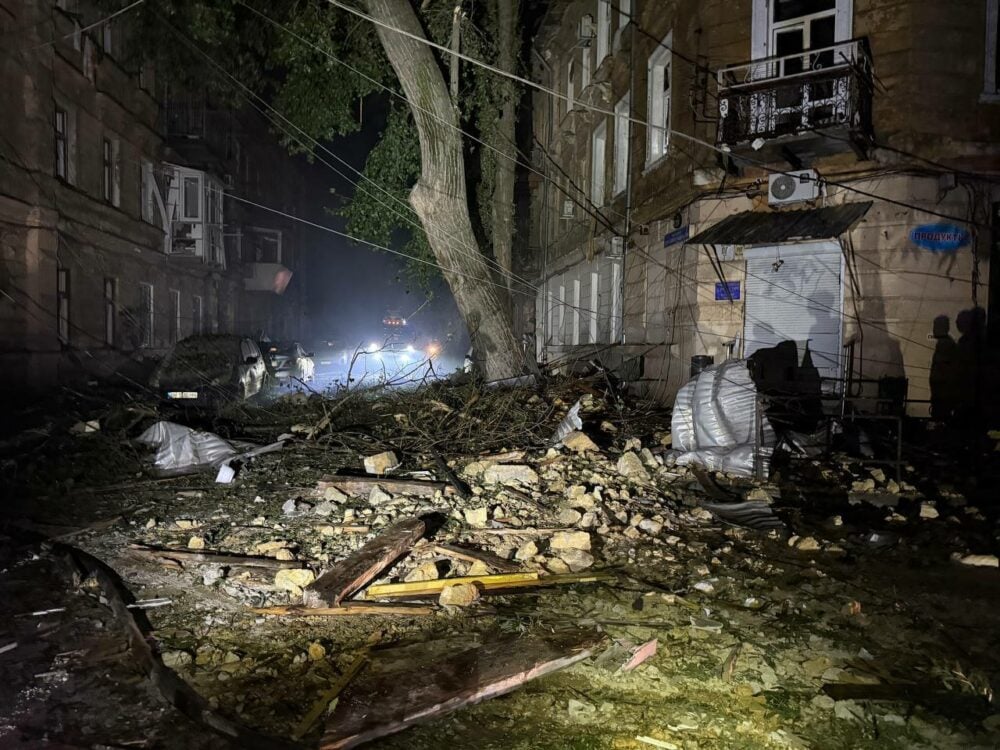 Skutki ataku Rosji. Fot: @Klymenko_MVS