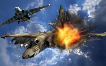 Podejrzenia potwierdzone! Oto co spotkało rosyjski Su-25 (WIDEO)