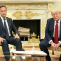 Prezydent Trump i szef NATO Mark Rutte w Gabinecie Owalnym 14 lipca 2025/ Fot: PrtSc https://www.youtube.com/@CNBCtelevision