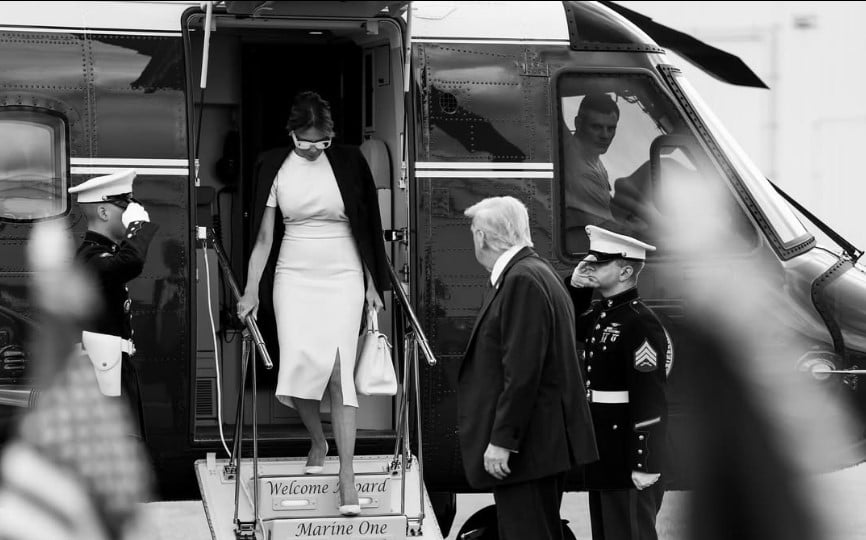 Donald i Melania Trump. Fot: instagram.com/potus/