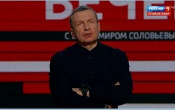 Sołowjow w transie nawołuje do masakry: Straty nieważne: Wysłać 300 tys. ludzi. „Zaporoże musi być nasze!”
