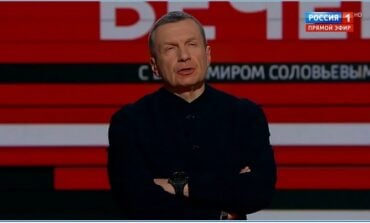 Sołowjow w transie nawołuje do masakry: Straty nieważne: Wysłać 300 tys. ludzi. „Zaporoże musi być nasze!”