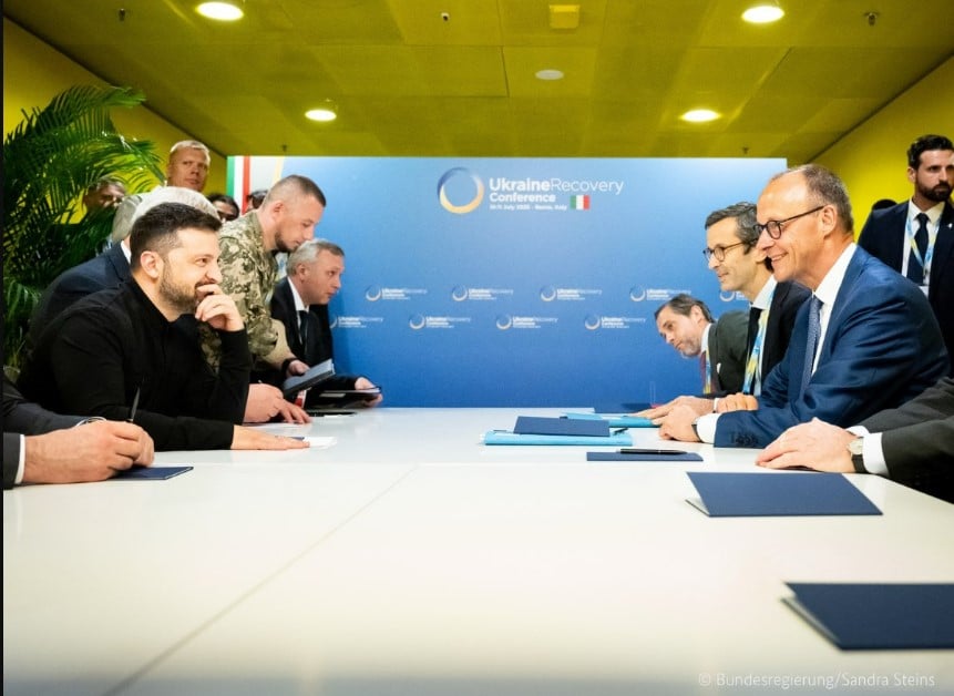 Spotkanie Zełenskiego i Merza w Rzymie. Fot: Bundesregierung/ Sandra Steins