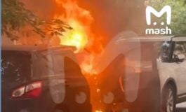 Samochód FSB eksplodował w centrum Moskwy! (WIDEO)