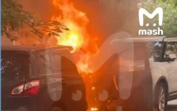 Samochód FSB eksplodował w centrum Moskwy! (WIDEO)