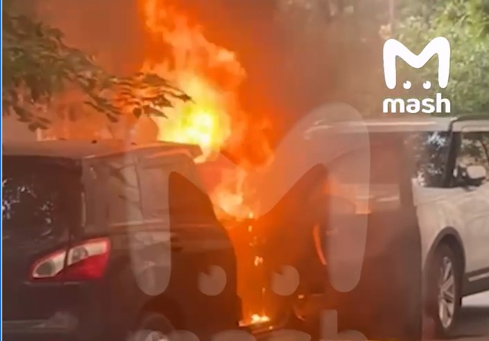 Samochód FSB eksplodował w centrum Moskwy! (WIDEO)