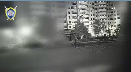 Dron wypełniony trotylem uderza w centrum Mińska. Ślad pochodzenia zaskakuje (WIDEO)