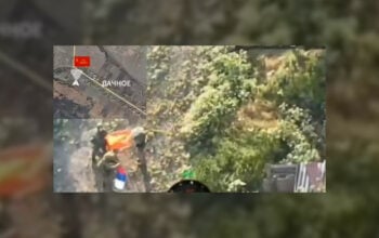 Strzelili sobie selfie z rosyjską flagą, a potem trafili do piekła [WIDEO]
