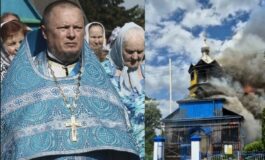Łukaszenkowski terror: Księdza skazali na 16 lat więzienia za pomoc partyzantce, a jego świątynię puścili z dymem! (WIDEO)