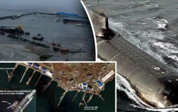 Tsunami uderzyło w bazę atomowych okrętów! Jeśli były wynurzone, to...