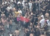 Show Białorusina, flagi UPA i burdy na Stadionie Narodowym (WIDEO)
