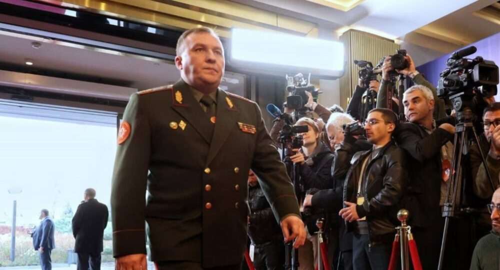 Minister Chrenin. Fot: modmil.by