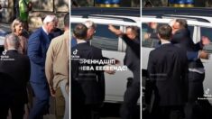 Tak przy ludziach? Minister z Luksemburga wszedł w tryb kangura (WIDEO)