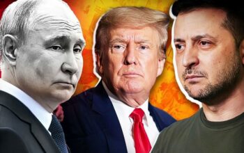 Już niosą krzesła! Trump, Putin i Zełenski przy jednym stole. A nad nimi duch Hitlera?
