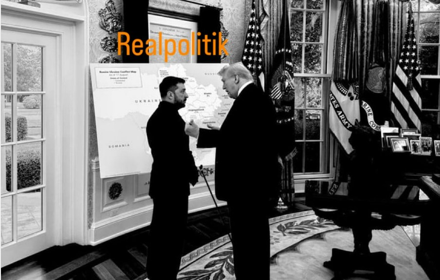 Tak to widzą na Kremlu: Główny negocjator Putina opublikował mapę podzielonej między sąsiadów Ukrainy