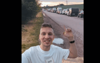 Radość 22-letnich Ukraińców. Zełenski pozwolił im wyjeżdżać do Polski! (WIDEO)