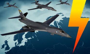 A spróbujcie coś wyciąć! Jądrowe bombowce USA błyskawicznie osaczyły Rosjan od północy