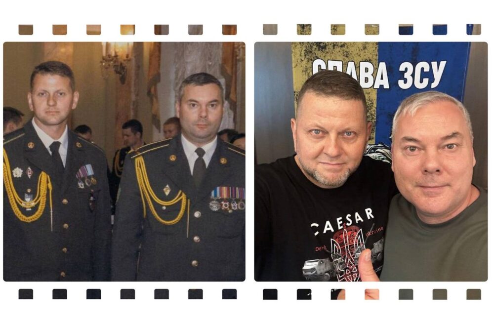 Wałerij Załużny i Sierhij Najew. Fot: t.me/Zaluzhnui