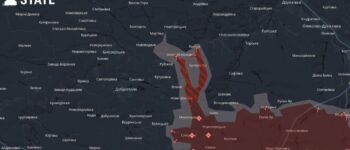 Sytuacja w kierunku Dobropilla. Mapa: DeepState @DeepStateUA