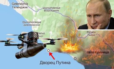 Dość tego grzybobrania! Dron spalił Putinowi las koło pałacu