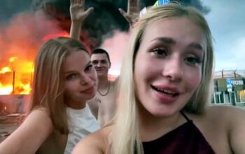 Ropa się pali, a młódź się bawi - co za wieczór! Z-patrioci dostali szału (WIDEO)