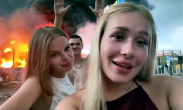 Ropa się pali, a młódź się bawi - co za wieczór! Z-patrioci dostali szału (WIDEO)