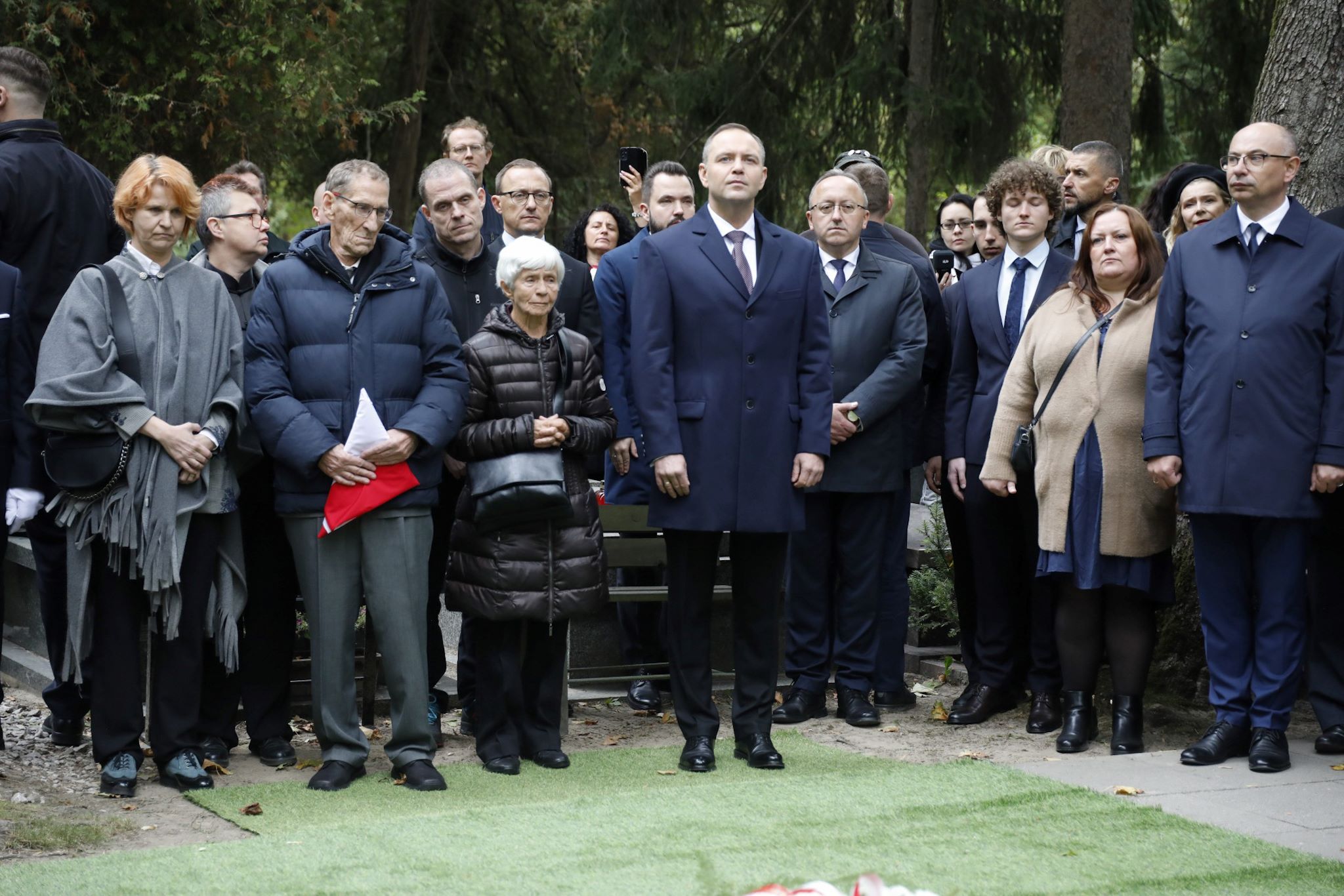 Uroczystości pogrzebowe Sergiusza Piaseckiego. Fot: Instytut Pamięci Narodowej/ipn.gov.pl