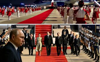 Chińskie poniżenie: Witajcie, panowie prezydenci! A pan Władimir do samochodu... (WIDEO)