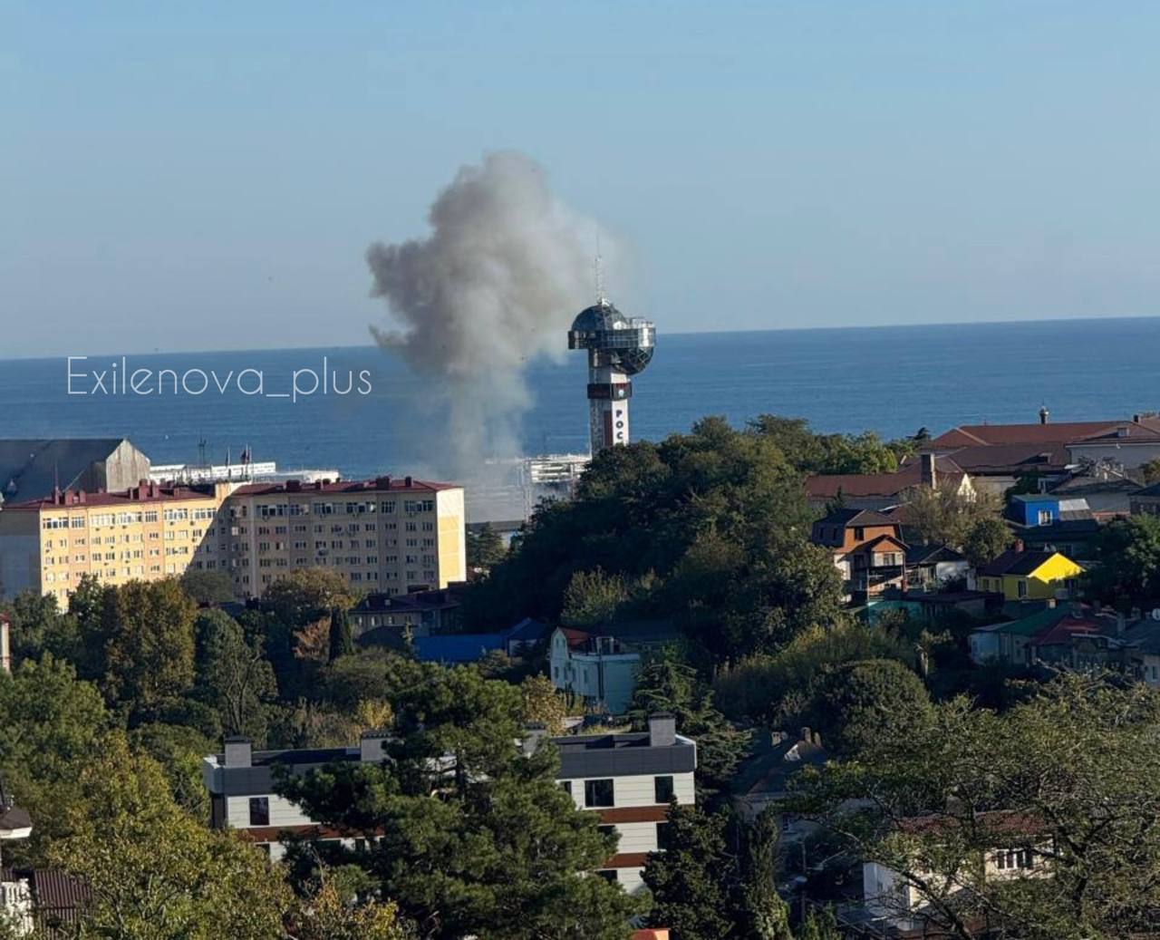 Eksplozaj w porcie w Tuapse