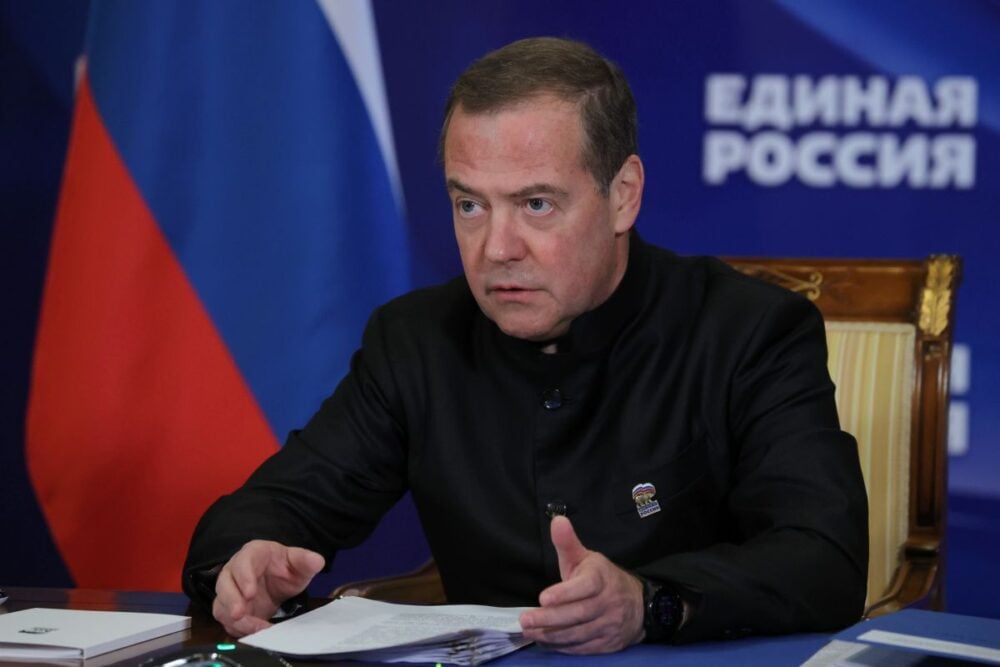 Dmitrij Miedwiediew. Fot: Jedinaja Rosija/er.ru