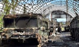 Totalny pogrom - 6 wozów wyrzutni Iskander na raz! (FOTO)
