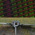 Notowania giełdowe_wrak rosyjskiegi dronu w Polsce