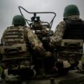 Załoga mobilnej grupy przeciwlotniczej, wyspecjalizowana w zetrzeliwaniu dronów