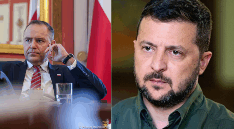 Prezydenci Karol Nawrocki i Wołodymyr Zełenski. Fot: PrtSc/ Otwarte źródla